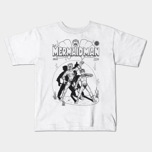 MER MAN- LINES Kids T-Shirt